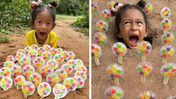 Magic Candy Flowers on the Sandy Trail - Kids Color Adventure